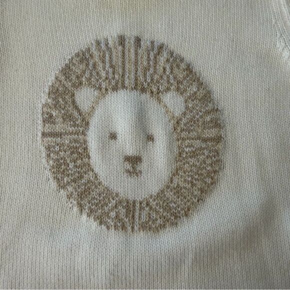 Janie and Jack Lion Knit Sweater - Picture 3 of 5